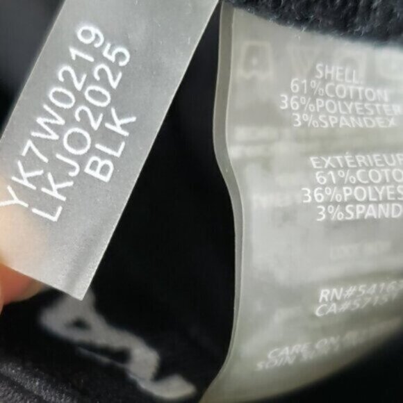 Karl Lagerfeld Paris Cropped Straight Skinny Black Dress Pant Gold Hardw… - Picture 9 of 16